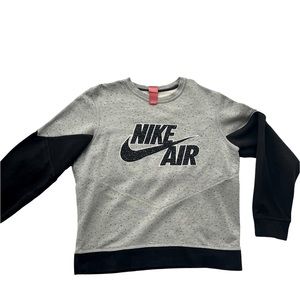 Nike Air Crewneck Sweatshirt size XL. Black and grey. Great condition